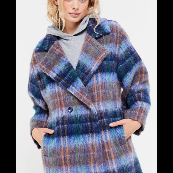 Urban Outfitters Jackets & Coats Iso Urban Outfittersplaid Mohair